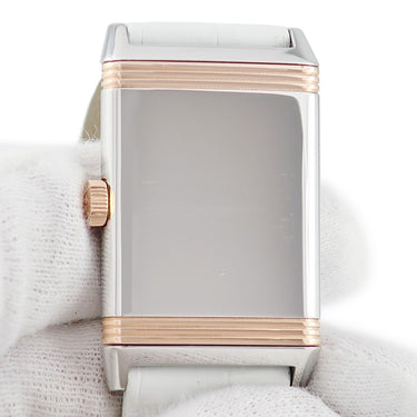 腕時計 ジャガールクルト JAEGER LECOULTRE グランドレベルソ レディ ウルトラスリム Q3224420 268.D.86 手巻き レディース OH済 K18PG×SS