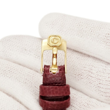 腕時計 ショパール CHOPARD ハッピーダイヤモンド 20/4191-21 クオーツ レディース K18YG無垢 純正ダイヤ&ルビー ムービング