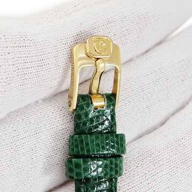 腕時計 ショパール CHOPARD ハッピーダイヤモンド 20/4191-22 クオーツ レディース K18YG無垢 純正ダイヤ&エメラルド ムービング