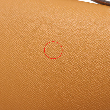 エルメス HERMES コンスタンス3 ミニ ミロワール トフィ ヴォーエプソン ショルダーバッグ シルバー金具 新品 未使用 茶 2024年製