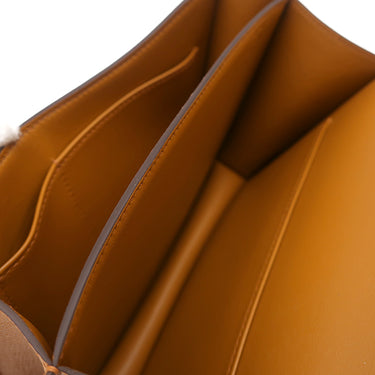 エルメス HERMES コンスタンス3 ミニ ミロワール トフィ ヴォーエプソン ショルダーバッグ シルバー金具 新品 未使用 茶 2024年製