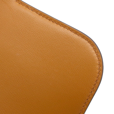 エルメス HERMES コンスタンス3 ミニ ミロワール トフィ ヴォーエプソン ショルダーバッグ シルバー金具 新品 未使用 茶 2024年製