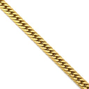 喜平 KIHEI アンクレット K18 23.2cm 5.2g 6面ダブル Ｗ イエローゴールド K18YG ブレスレット 造幣局検定マーク※ショッピングローン対応していません