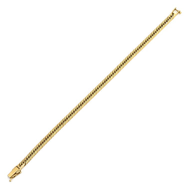 喜平 KIHEI K18 18金 18.2cm 10.3g 8面トリプル イエローゴールド K18YG ブレスレット 造幣局検定マーク ショッピングローン対応していません