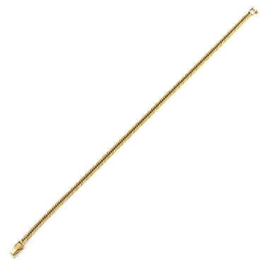 喜平 KIHEI アンクレット K18 24.6cm 10.1g 8面トリプル イエローゴールド K18YG ブレスレット 造幣局検定マーク※ショッピングローン対応していません