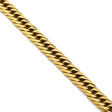 喜平 KIHEI アンクレット K18 24.6cm 10.1g 8面トリプル イエローゴールド K18YG ブレスレット 造幣局検定マーク※ショッピングローン対応していません