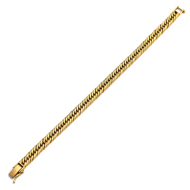 喜平 KIHEI K18 18金 18.5cm 18.6g 12面トリプル イエローゴールド K18YG ブレスレット 造幣局検定マーク ※ショッピングローン対応していません