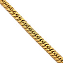 喜平 KIHEI K18 18金 18.5cm 10.1g 12面トリプル イエローゴールド K18YG ブレスレット 造幣局検定マーク ※ショッピングローン対応していません