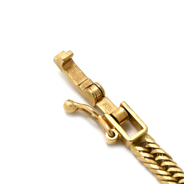 喜平 KIHEI K18 18金 16.2cm 4.7g 12面トリプル イエローゴールド K18YG ブレスレット 造幣局検定マーク ※ショッピングローン対応していません