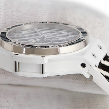 腕時計 ウブロ HUBLOT ビッグバン ホワイトゼブラ クロノグラフ 341.HW.7517.VR.1975 自動巻き メンズ 純正ダイヤ 限定