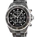 腕時計 シャネル CHANEL J12 クロノグラフ H2419 自動巻き メンズ 純正ダイヤ ブラック セラミック スモールセコンド
