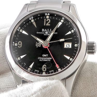 腕時計 ボールウォッチ BALL WATCH エンジニアII オハイオ GMT GM1032C-S2CJ-BK 自動巻き メンズ ブラック デイト 2タイムゾーン表示