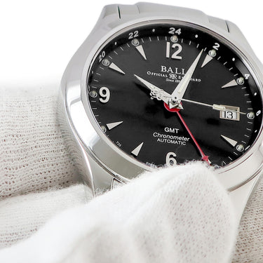 腕時計 ボールウォッチ BALL WATCH エンジニアII オハイオ GMT GM1032C-S2CJ-BK 自動巻き メンズ ブラック デイト 2タイムゾーン表示