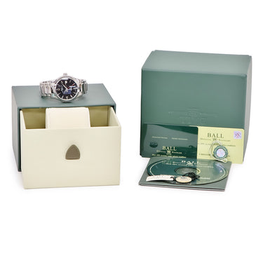 腕時計 ボールウォッチ BALL WATCH エンジニアII オハイオ GMT GM1032C-S2CJ-BK 自動巻き メンズ ブラック デイト 2タイムゾーン表示