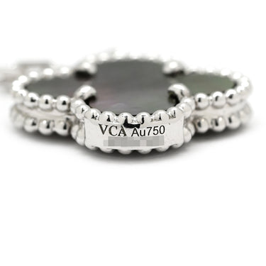 ヴァンクリーフアーペル Van Cleef & Arpels ヴィンテージ アルハンブラ VCARN18900 ホワイトゴールド×マルチカラー K18WG カルセドニー ホワイトマザーオブパール ブレーマザーオブパール ネックレス カルセドニー マザーオブパール3色
