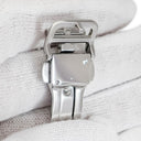 エルメス HERMES 純正 シルバー ステンレススチール 腕時計パーツ 13mm幅対応 バックル ステンレス スチール SS フォールディング 替え Dバックル プッシュ