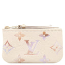 ルイヴィトン LOUIS VUITTON ポシェットクレ M25597 ドリームベージュ モノグラムアンプラント コインケース ゴールド金具 グラデーション