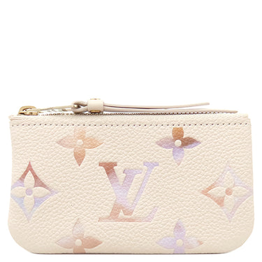 ルイヴィトン LOUIS VUITTON ポシェットクレ M25597 ドリームベージュ モノグラムアンプラント コインケース ゴールド金具 グラデーション