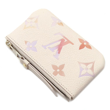 ルイヴィトン LOUIS VUITTON ポシェットクレ M25597 ドリームベージュ モノグラムアンプラント コインケース ゴールド金具 グラデーション
