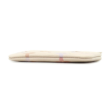 ルイヴィトン LOUIS VUITTON ポシェットクレ M25597 ドリームベージュ モノグラムアンプラント コインケース ゴールド金具 グラデーション