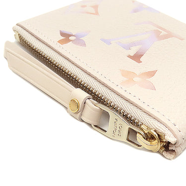 ルイヴィトン LOUIS VUITTON ポシェットクレ M25597 ドリームベージュ モノグラムアンプラント コインケース ゴールド金具 グラデーション