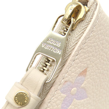ルイヴィトン LOUIS VUITTON ポシェットクレ M25597 ドリームベージュ モノグラムアンプラント コインケース ゴールド金具 グラデーション