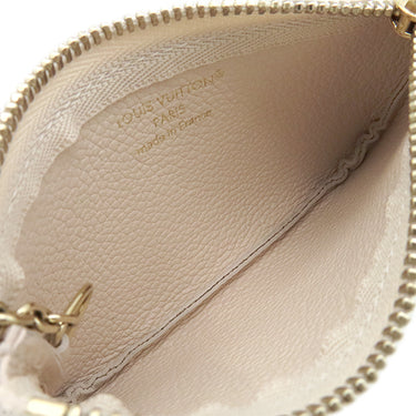 ルイヴィトン LOUIS VUITTON ポシェットクレ M25597 ドリームベージュ モノグラムアンプラント コインケース ゴールド金具 グラデーション