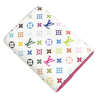 ルイヴィトン LOUIS VUITTON LV × TM ポルトモネ ロザリ M13399 マルチカラー モノグラムキャンバス コインケース ゴールド金具 カードケース 村上隆
