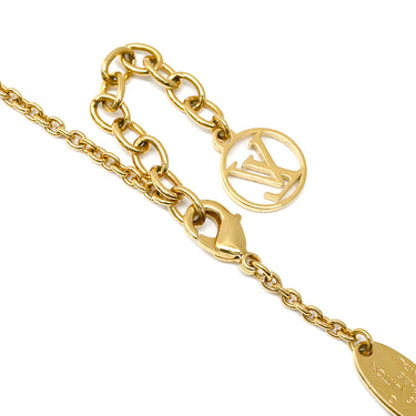 ルイヴィトン LOUIS VUITTON LV アイコニック M00587 ゴールド GP ストラス ブレスレット LVサークル LVイニシャル モノグラム･フラワー