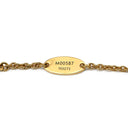 ルイヴィトン LOUIS VUITTON LV アイコニック M00587 ゴールド GP ストラス ブレスレット LVサークル LVイニシャル モノグラム･フラワー