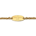 ルイヴィトン LOUIS VUITTON LV アイコニック M00587 ゴールド GP ストラス ブレスレット LVサークル LVイニシャル モノグラム･フラワー