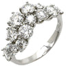 ハリーウィンストン Harry Winston スパークリング クラスター FRDPCLRFSPC-065 プラチナシルバー Pt950 ダイヤモンド リング 指輪 ダイヤモンド 12石 12.5号