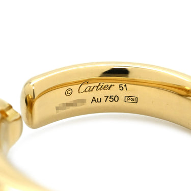 カルティエ Cartier パンテール ドゥ カルティエ SM B4230100 イエローゴールド K18YG オニキス ツァボライト #51(JP11) リング 指輪 18K 750 YG オニキス ツァボライト 10.5号