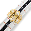 ブシュロン BOUCHERON セルパンボエム 5モチーフ ダブルリング JRG03278 イエローゴールド K18YG ダイヤモンド #53(JP13) リング 指輪 18K ドロップ型 13号
