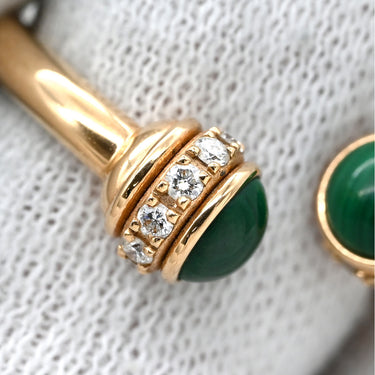 ピアジェ PIAGET ポセション ダイヤリング グリーン×ピンクゴールド K18PG ダイヤモンド マラカイト #51(JP11) リング 指輪 緑 マラカイト 18K 750 PG 11号