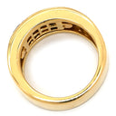 カルティエ Cartier ディアボロ ブルー×イエローゴールド K18YG サファイア ダイヤモンド #50(JP10) リング 指輪 サファイア ダイヤ 18K 750 YG 10号