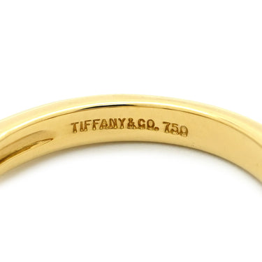 ティファニー Tiffany & Co パールリング パールホワイト×イエローゴールド K18YG パール リング 指輪 T&Co. Au750 18K 18金 1P 1粒 真珠 11号