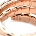 ブルガリ BVLGARI セルペンティ ヴァイパー ダブルコイル 357868 ピンクゴールド K18PG ダイヤモンド 14039 リング 指輪 ダイヤモンド 18K 750 PG 15号