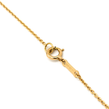 ティファニー Tiffany & Co リーフ フィン イエローゴールド K18YG ネックレス T＆Co. Au750 18K エルサペレッティ ホエール テール