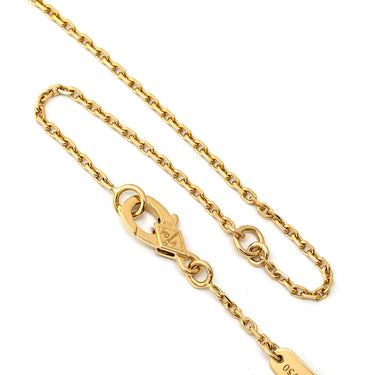 ヴァンクリーフアーペル Van Cleef & Arpels ヴィンテージ アルハンブラ VCARA45800 ブラック×イエローゴールド K18YG オニキス ネックレス Au750 18K オニキス