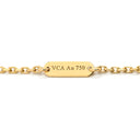 ヴァンクリーフアーペル Van Cleef & Arpels ヴィンテージ アルハンブラ VCARA45800 ブラック×イエローゴールド K18YG オニキス ネックレス Au750 18K オニキス