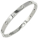 カルティエ Cartier LOVE ラブブレスレット クラシックモデル 旧型 B6010920 ホワイトゴールド K18WG ダイヤモンド #20 ブレスレット Au750 18K バングル 10P ダイヤ