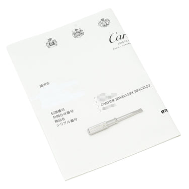 カルティエ Cartier LOVE ラブブレスレット クラシックモデル 旧型 B6010920 ホワイトゴールド K18WG ダイヤモンド #20 ブレスレット Au750 18K バングル 10P ダイヤ