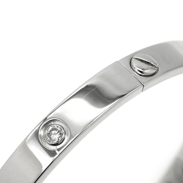 カルティエ Cartier LOVE ラブブレスレット クラシックモデル 旧型 B6010920 ホワイトゴールド K18WG ダイヤモンド #20 ブレスレット Au750 18K バングル 10P ダイヤ