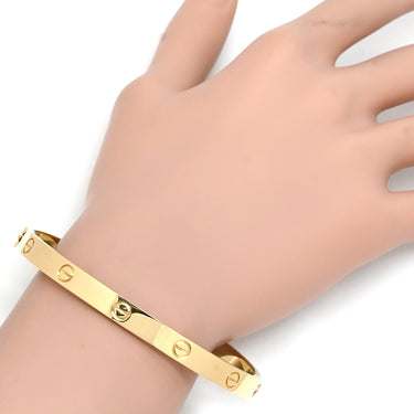 カルティエ Cartier LOVE ラブブレスレット クラシックモデル 新型 B6067520 イエローゴールド K18YG #20 ブレスレット Au750 18K 18金 バングル