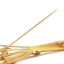 ティファニー Tiffany & Co 麦モチーフ イエローゴールド K18YG ブローチ 麦補 Wheat ヴィンテージ