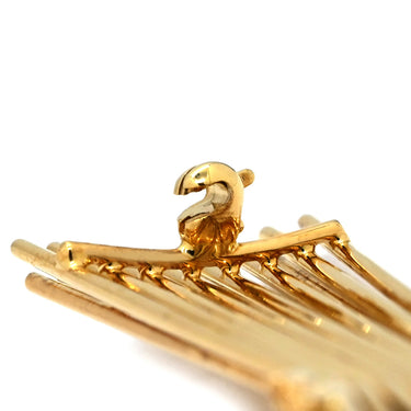 ティファニー Tiffany & Co 麦モチーフ イエローゴールド K18YG ブローチ 麦補 Wheat ヴィンテージ