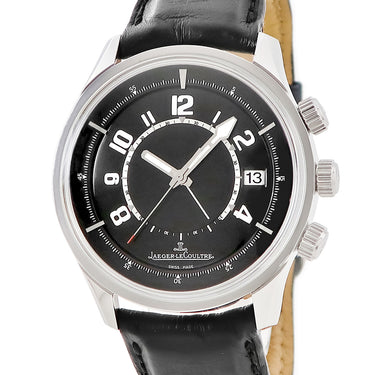 腕時計 ジャガールクルト JAEGER LECOULTRE AMVOX1 アラーム アストンマーチン Q1908470 190.8.97 自動巻き メンズ ブラック デイト