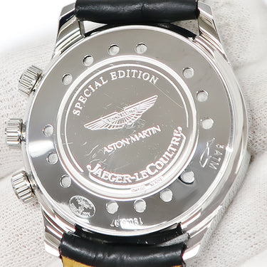 腕時計 ジャガールクルト JAEGER LECOULTRE AMVOX1 アラーム アストンマーチン Q1908470 190.8.97 自動巻き メンズ ブラック デイト