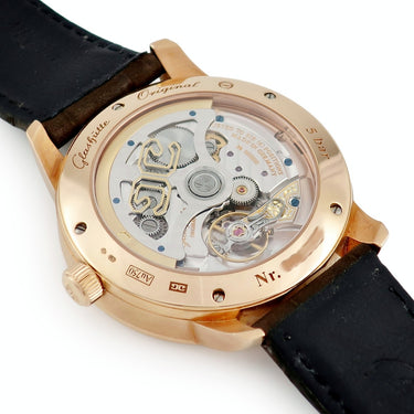 腕時計 グラスヒュッテ オリジナル GLASHUTTE ORIGINAL セネタ エクセレンス パーペチュアルカレンダー 1-36-12-02-05-62 自動巻き メンズ K18RG